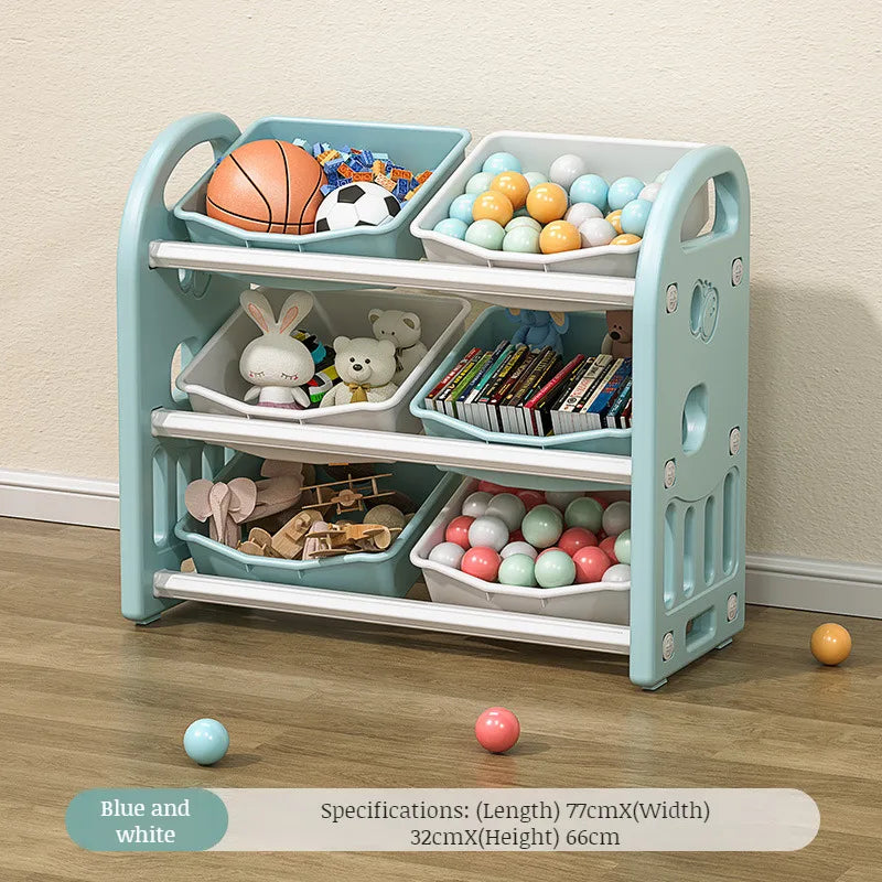Kids' Toy Storage Cabinet & Organiser with Compartments