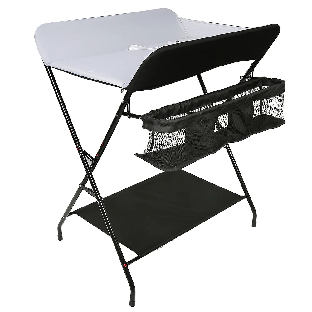 Changing Table with Storage Basket & Shelves