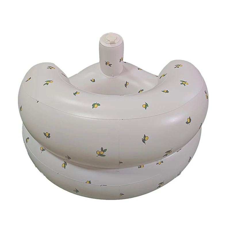 Inflatable Baby Seat with Built-In Air Pump — Ages 3–36 Months