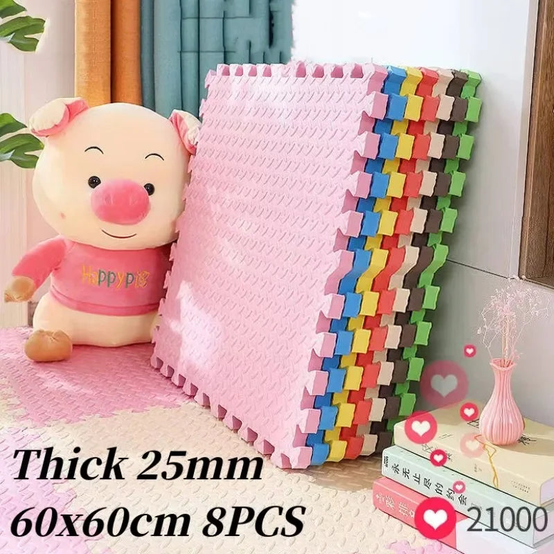Extra-Thick Interlocking Foam Play Mat Set
