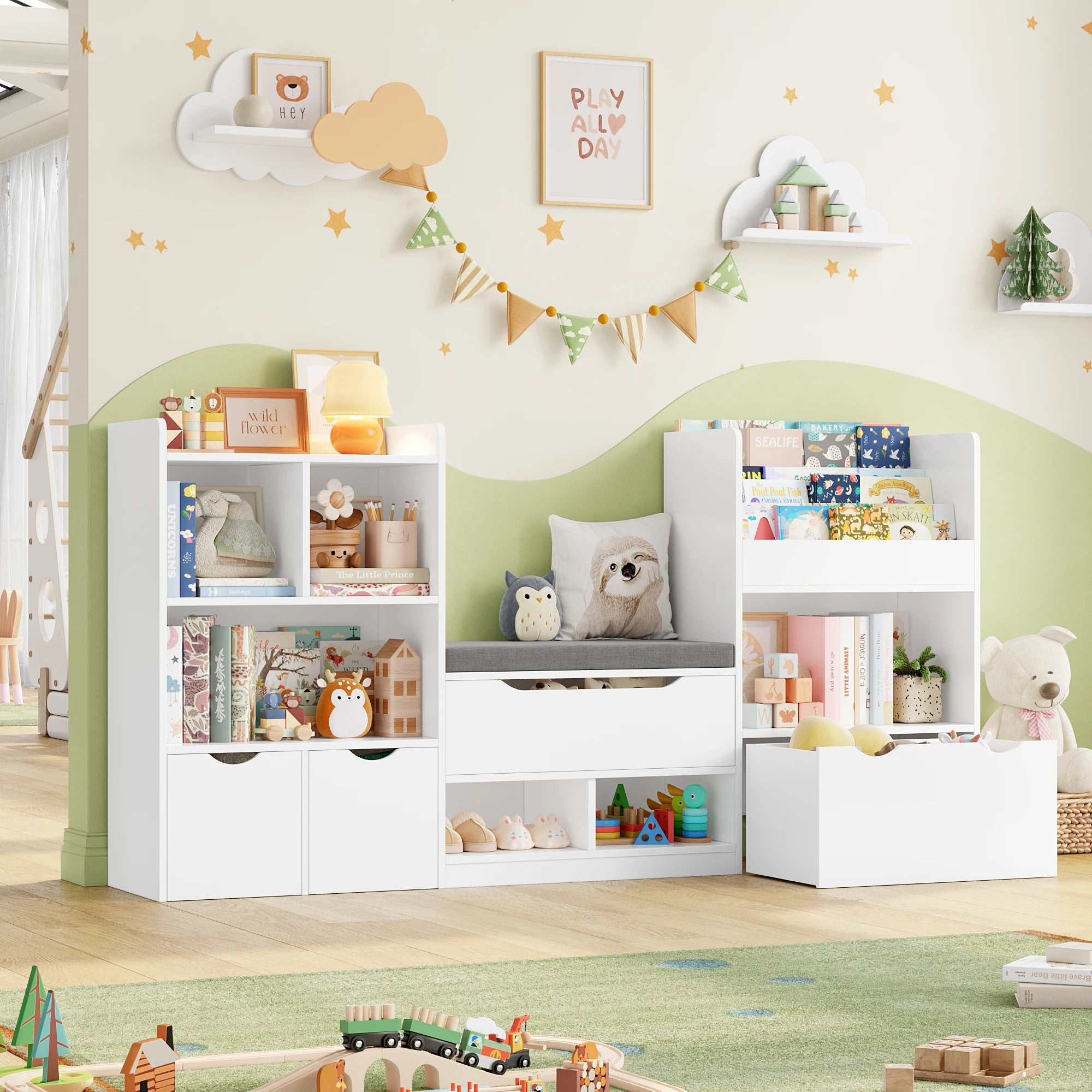 Getone Toy Storage Unit, Children's Bookcase