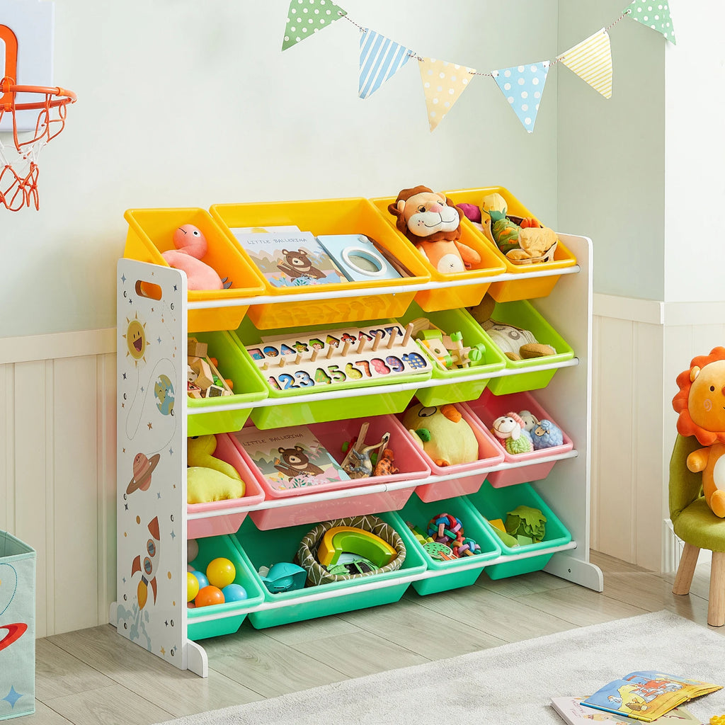 SONGMICS Children's Toy Storage Unit