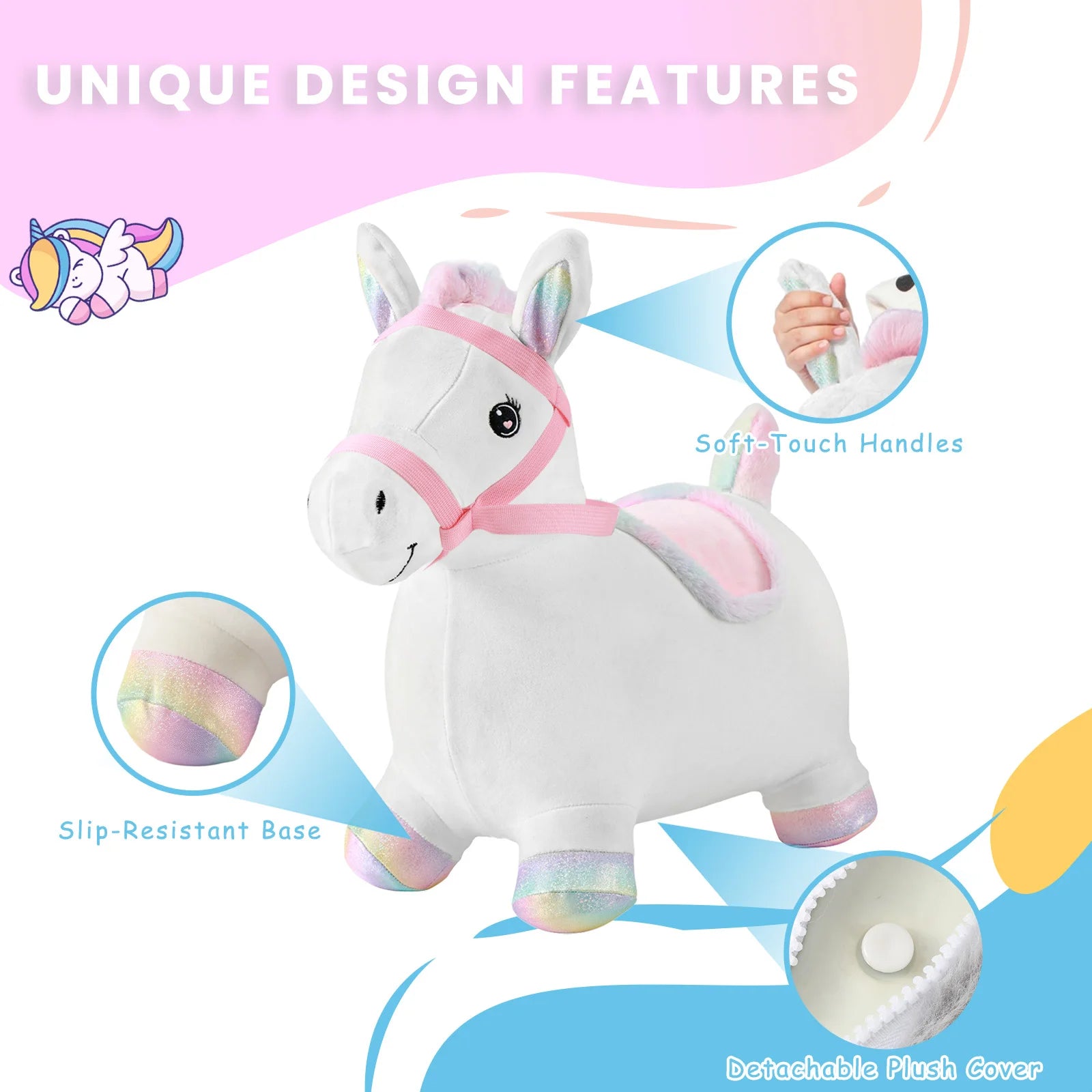 Bouncy Pals Hopping Horse
