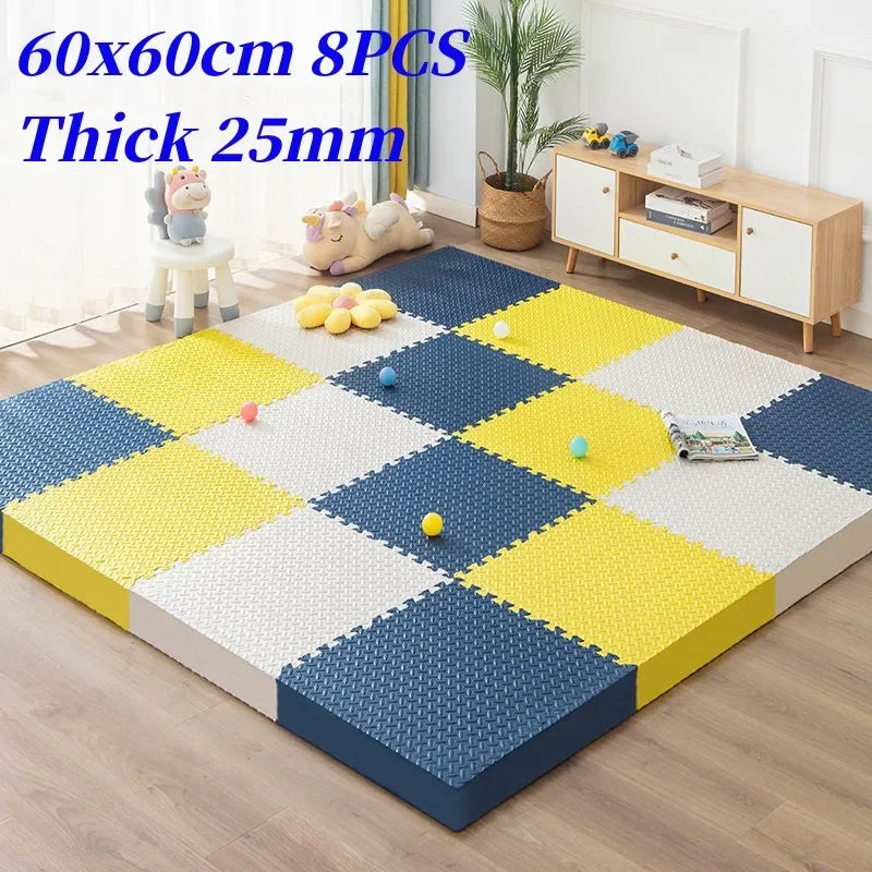 Extra-Thick Interlocking Foam Play Mat Set