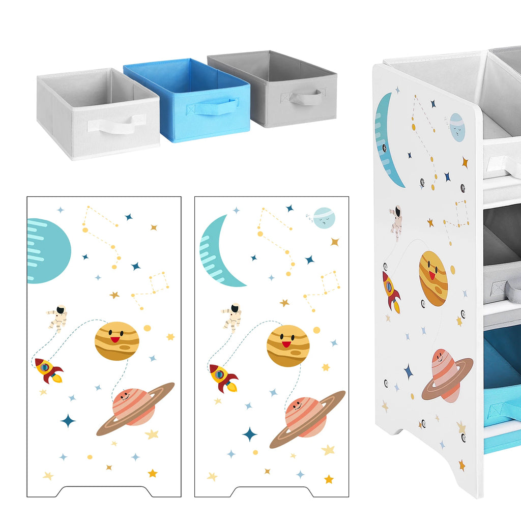 SONGMICS Children's Storage Shelf for Toys and Books