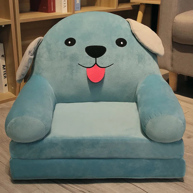 MOMO Children Sofa Cute Cartoon Lazy Folding Small Sofa Bed