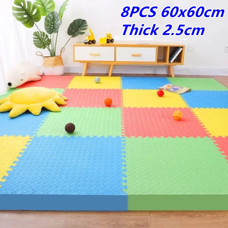 Extra-Thick Interlocking Foam Play Mat Set