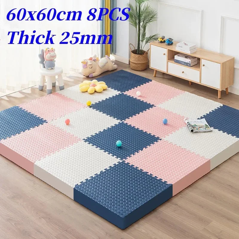 Extra-Thick Interlocking Foam Play Mat Set