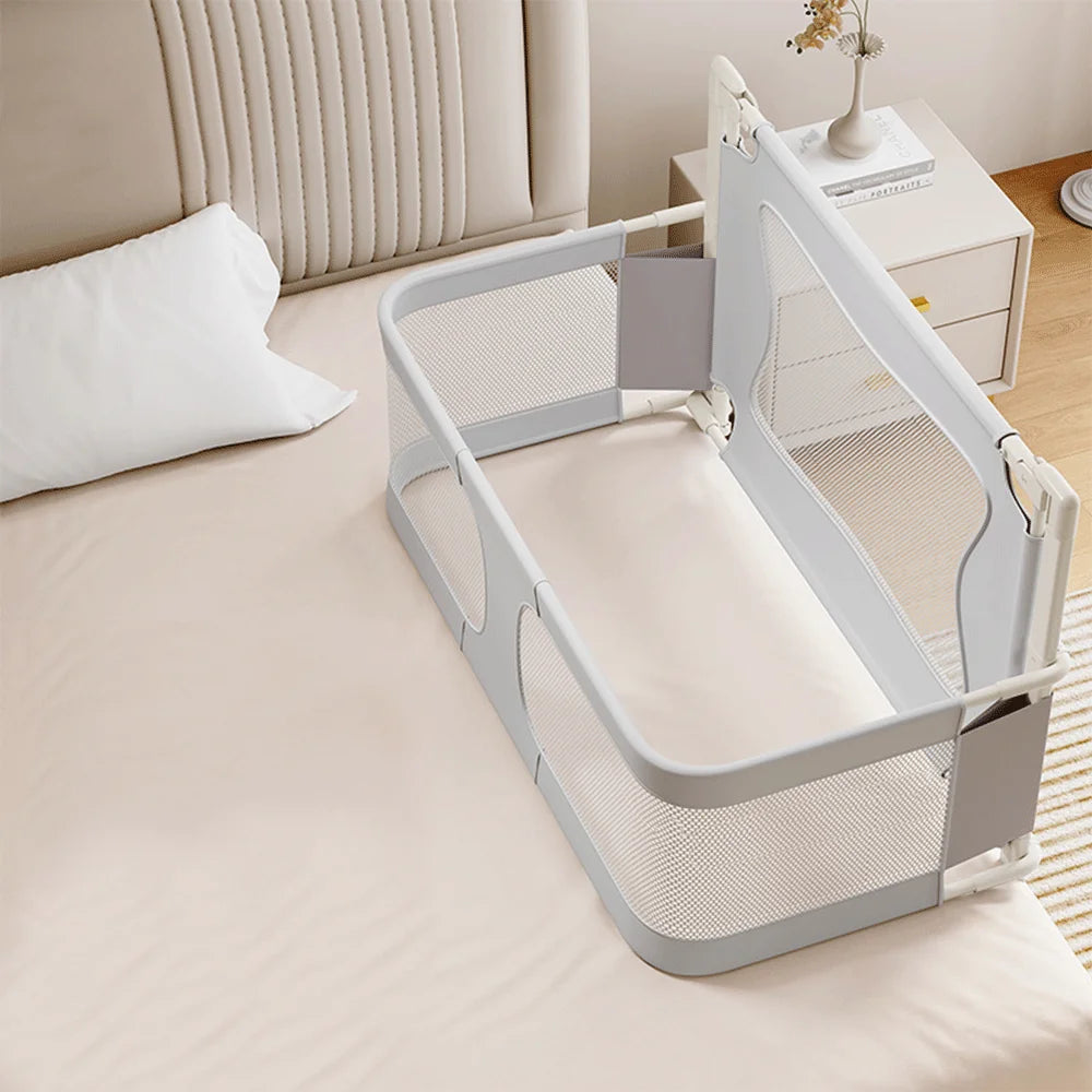 Nest 120x50cm Foldable Bedside Co-Sleeper & Bed Guard