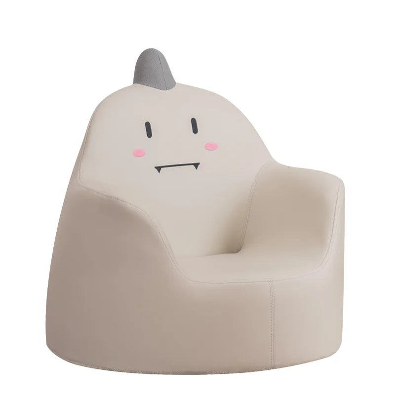 Kids' Cartoon Animal Character Plush Sofa Chair