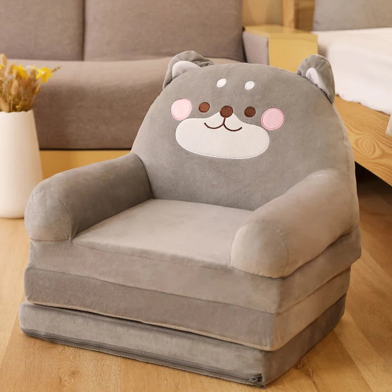 MOMO Children Sofa Cute Cartoon Lazy Folding Small Sofa Bed
