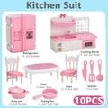 Hot Sale Cute Kawaii Pink Miniature Dollhouse