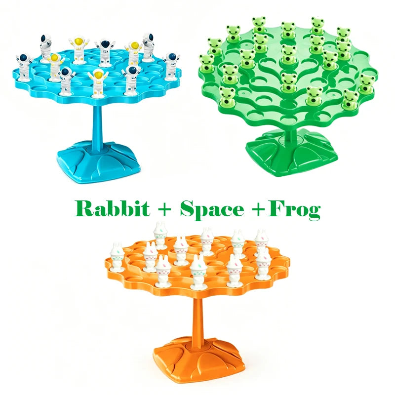 Fun Frog Balance Tree Children Math Toys