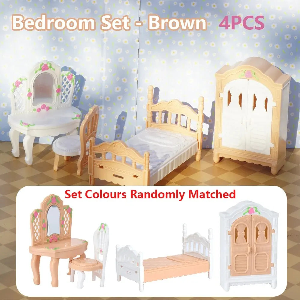 Hot Sale Cute Kawaii Pink Miniature Dollhouse